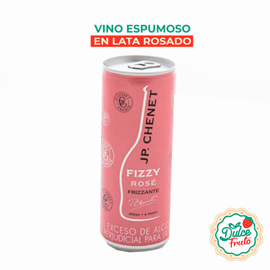 Vino espumoso en lata rosado