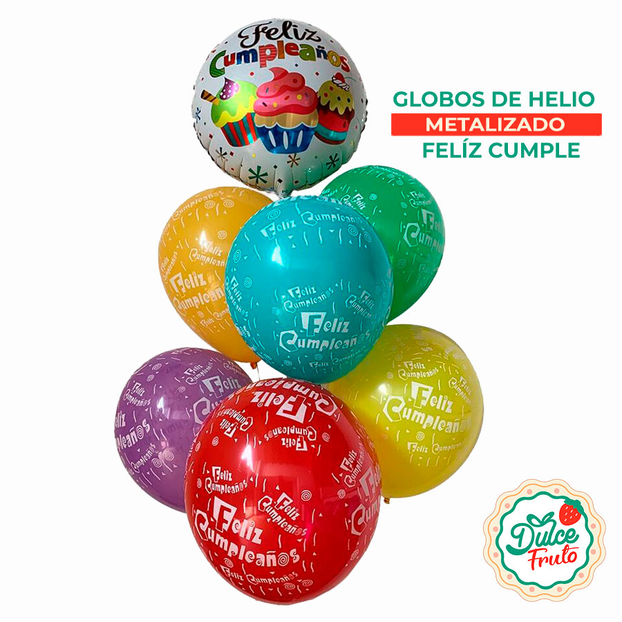 Globos de helio Metalizado Feliz Cumple