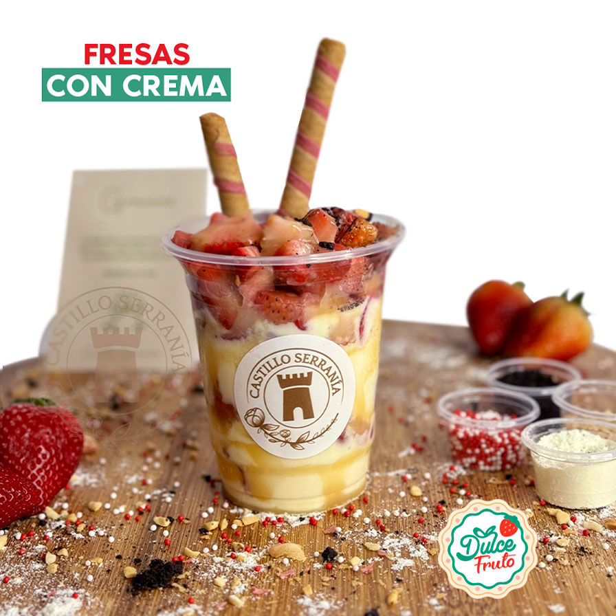 Fresas con Crema