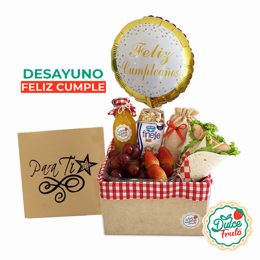 Desayuno feliz cumple para ti